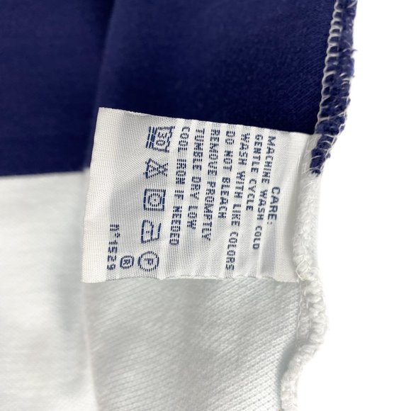 VTG RALPH LAUREN The Skinny Polo Big Pony Navy and White Stripe Shirt - Picture 15 of 15